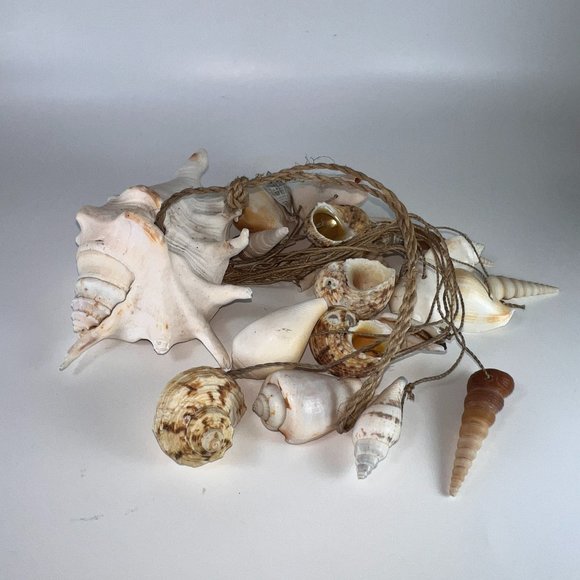Hanging Sea Shell Mobile Wind Chime Chandelier Boho Nautical Beach Decor - Picture 4 of 13